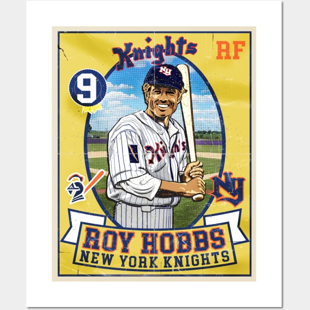 Roy Hobbs Trading Card Wall Art by Alema Art